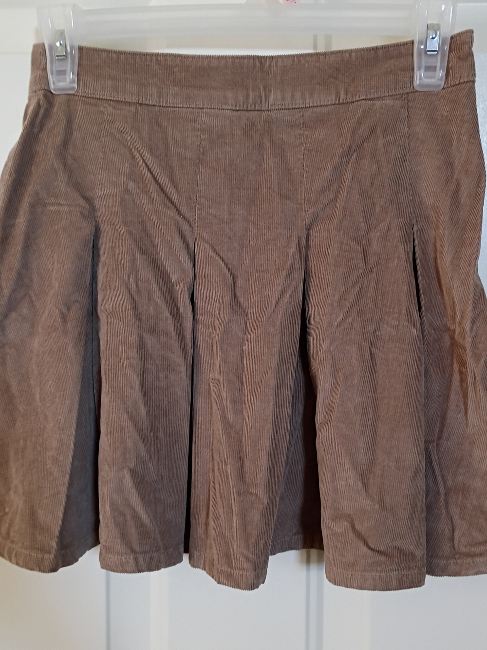 Hollister Tan Corduroy Mini Skirt